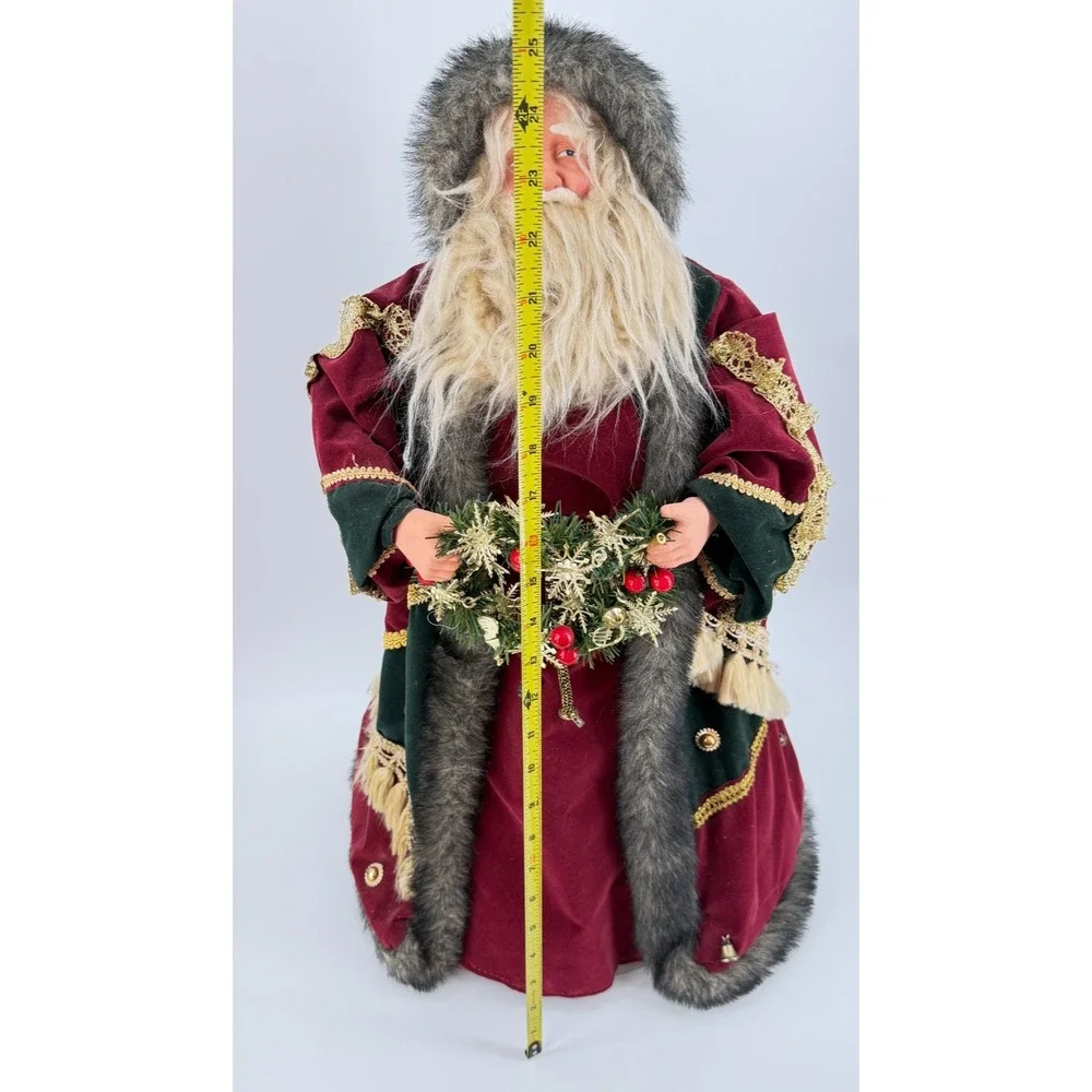 Vintage Santa Clause Old St. Nick Christmas Tree Topper, 26